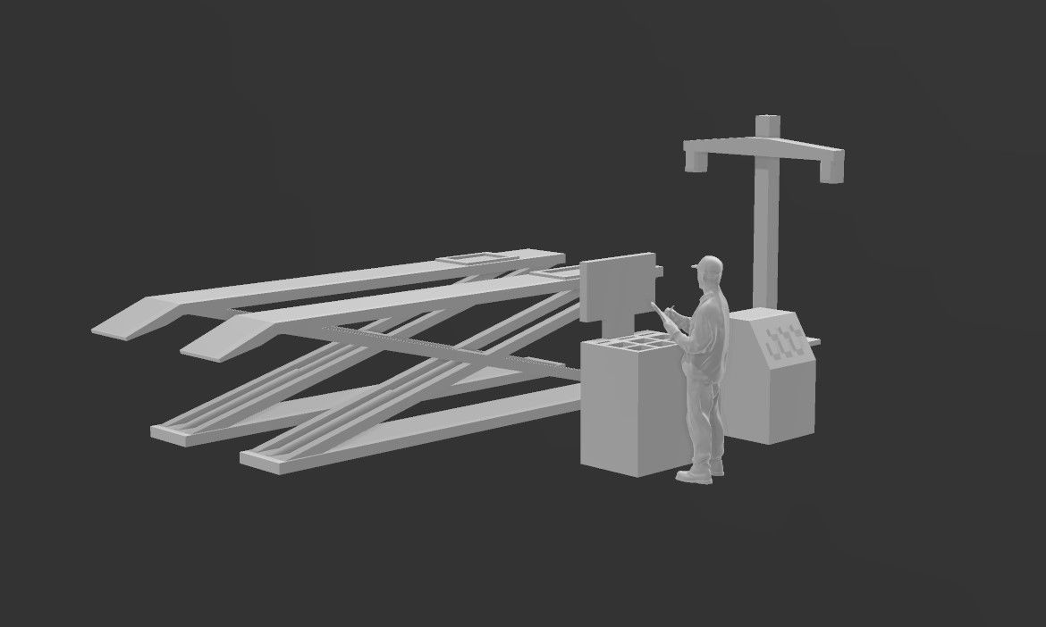 WHEEL ALIGMENT MACHINE 1  64 1  18 1  24 AND MORE 3D print model_3