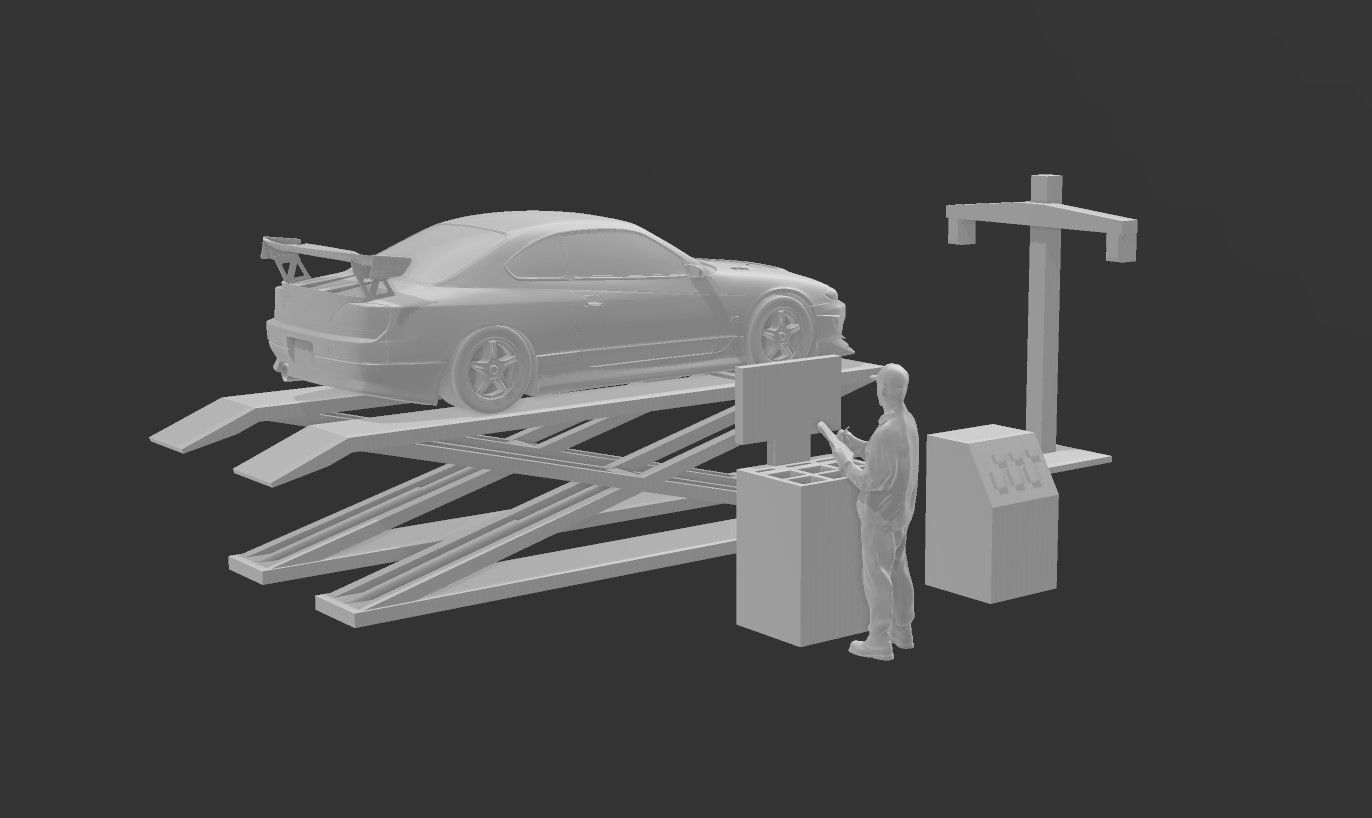 WHEEL ALIGMENT MACHINE 1  64 1  18 1  24 AND MORE 3D print model_1