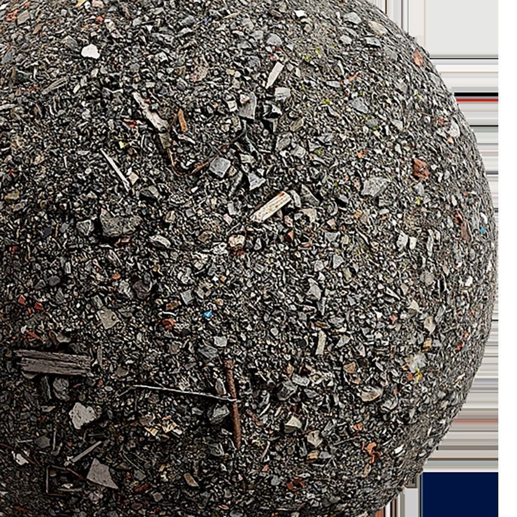 Debris Seamless Texture 2K - EXR 5 - JPG 5 Texture Texture_3