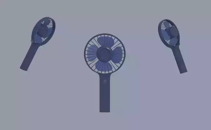 Mini Handheld Fan 3D model