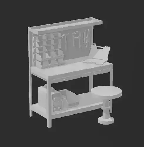 DIORAMA GARAGE ITEM 1  64 1  18 1  24