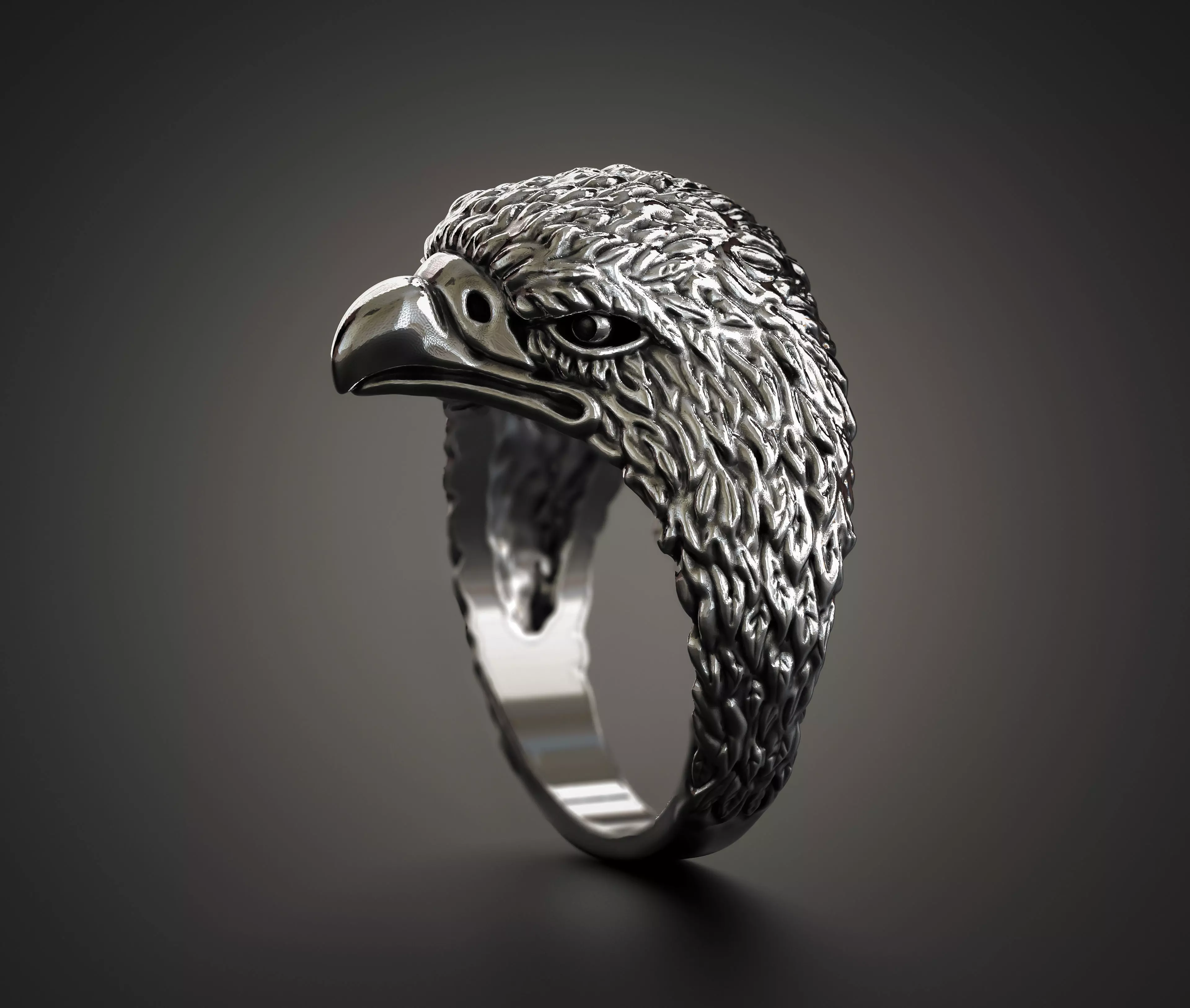 EAGLE RING Printable Model 3D print model