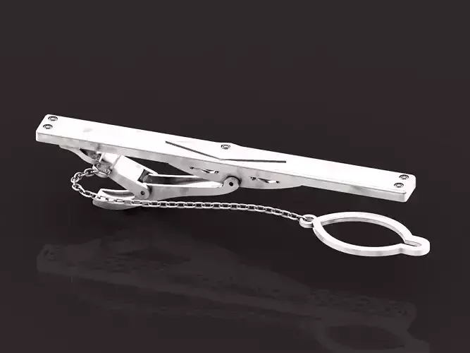 Tie Bars clip with chain 1073 3D print model