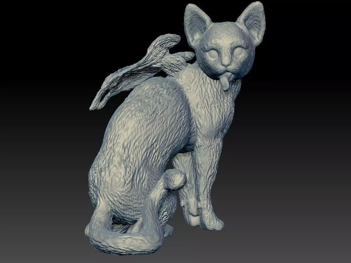 CAT DEATH STRANDING 2 ON THE BEACH 3D model_0