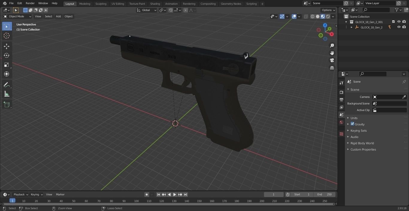GLOCK 18 Gen 2 3D model_24