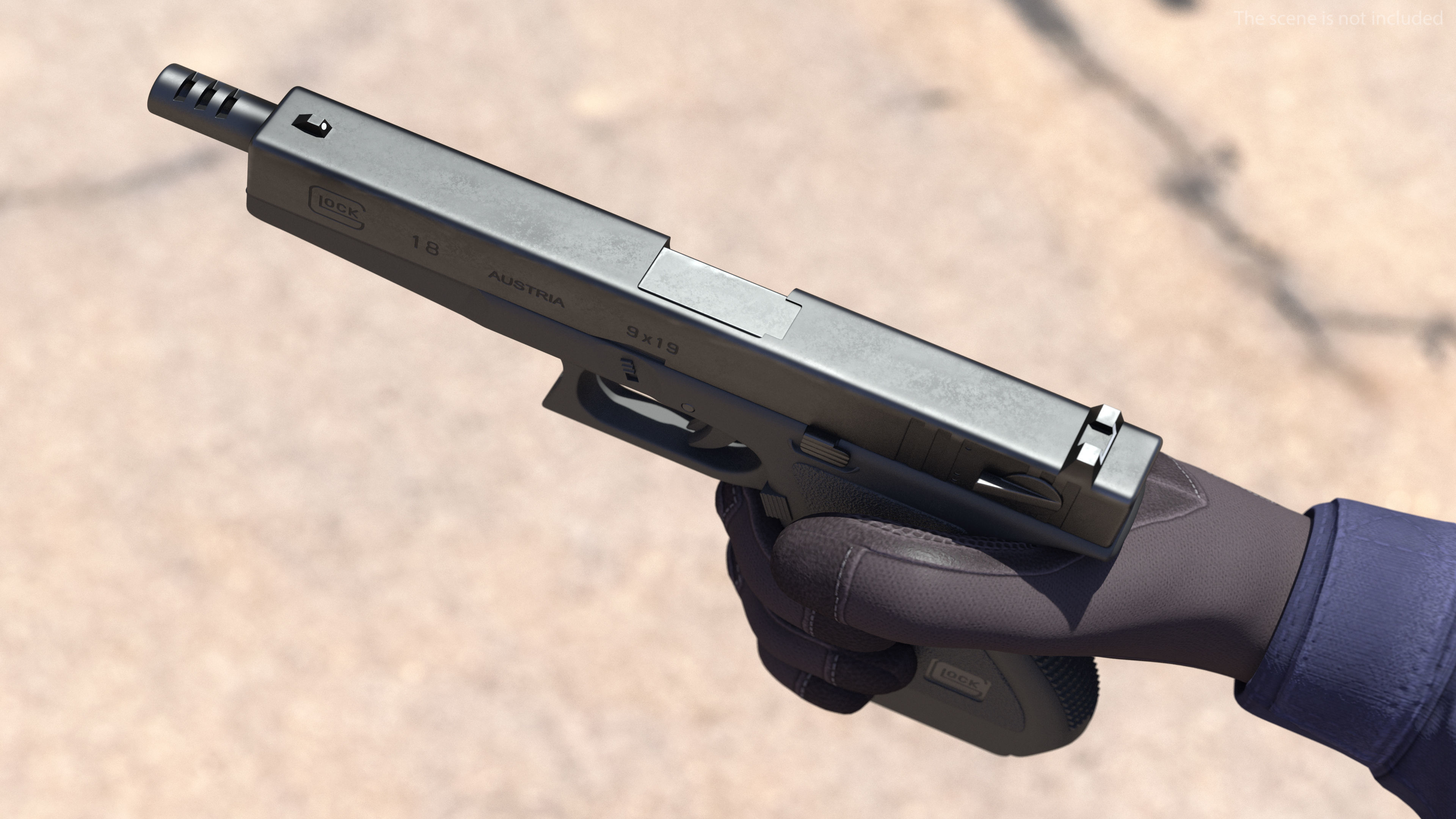 GLOCK 18 Gen 2 3D model_8