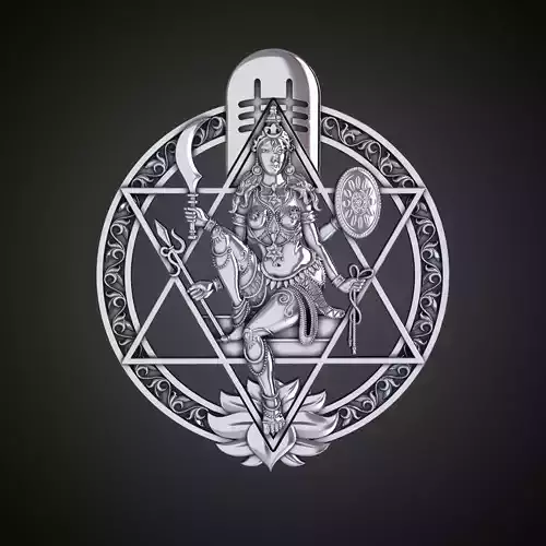 GODDESS KALI PENDANT Printable Model
