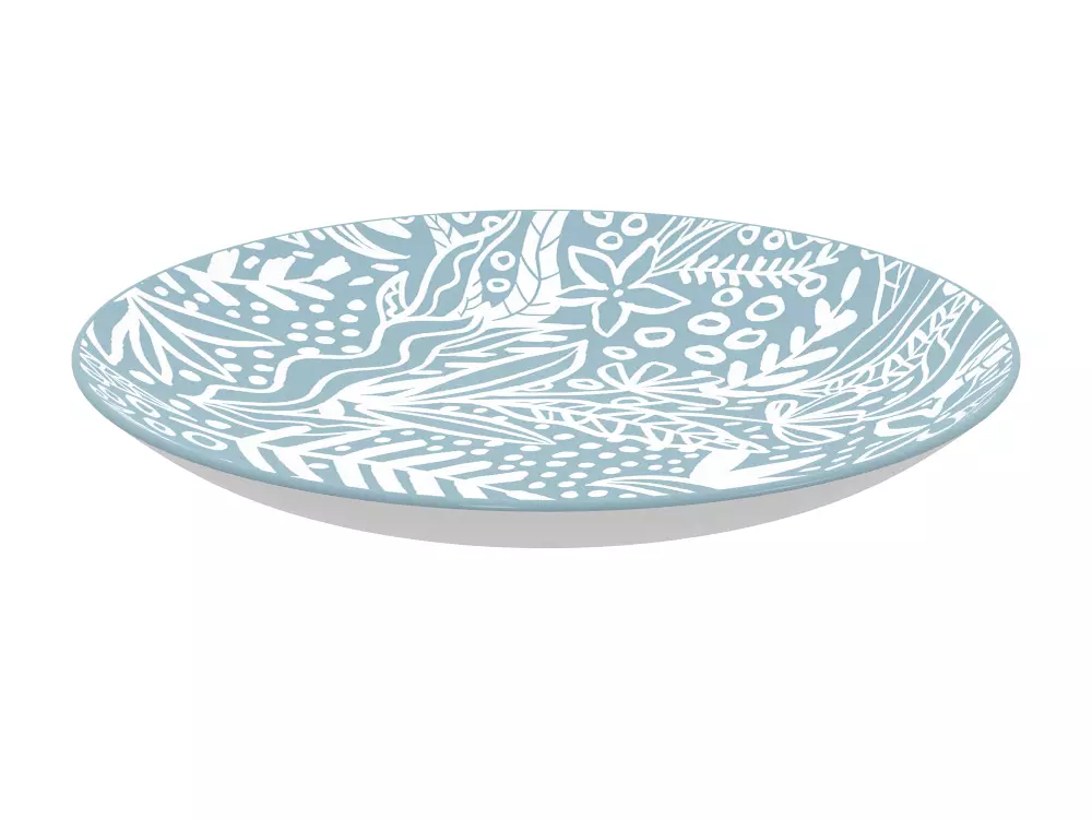 Ceramic plate  3D model_0