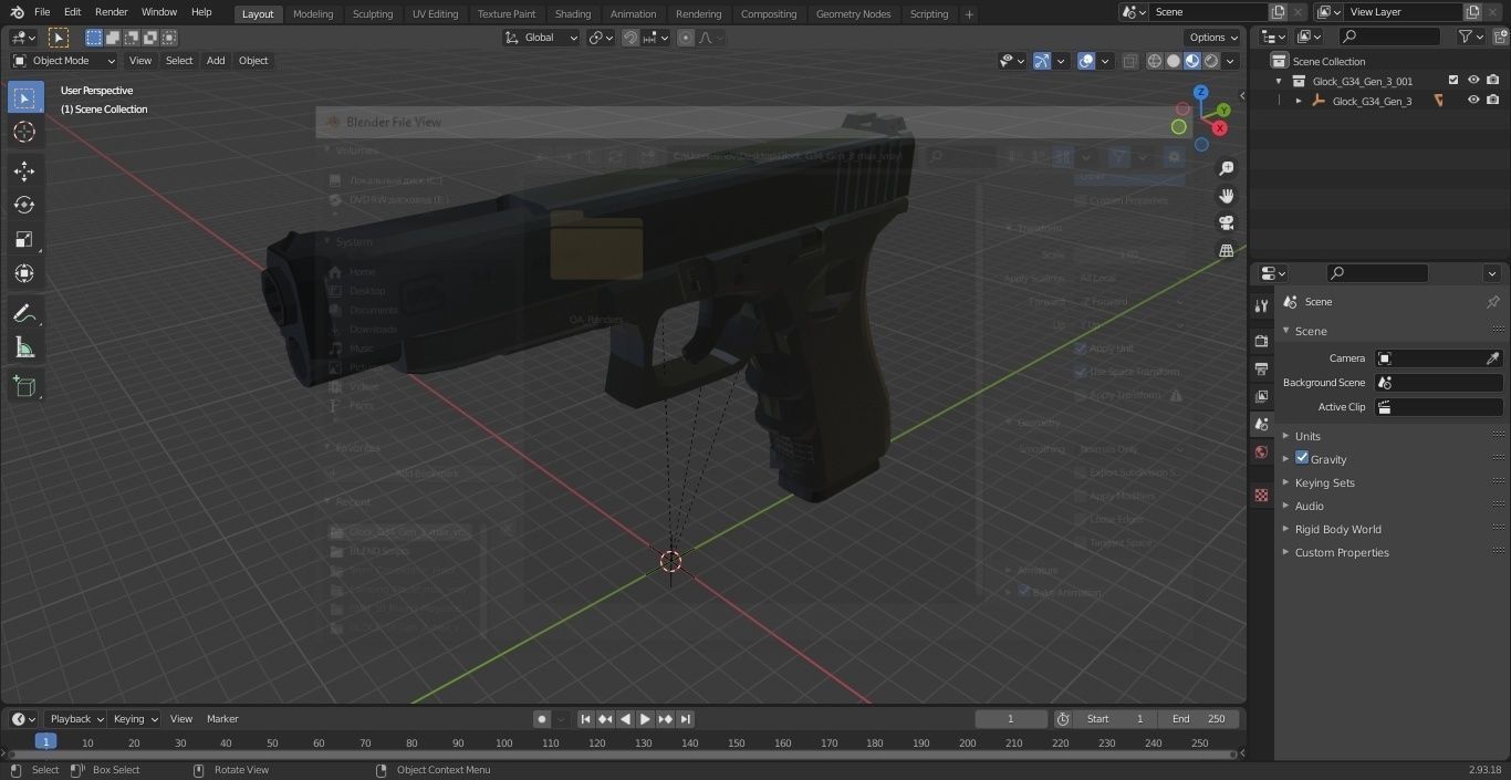 Glock G34 Gen 3 3D model_23
