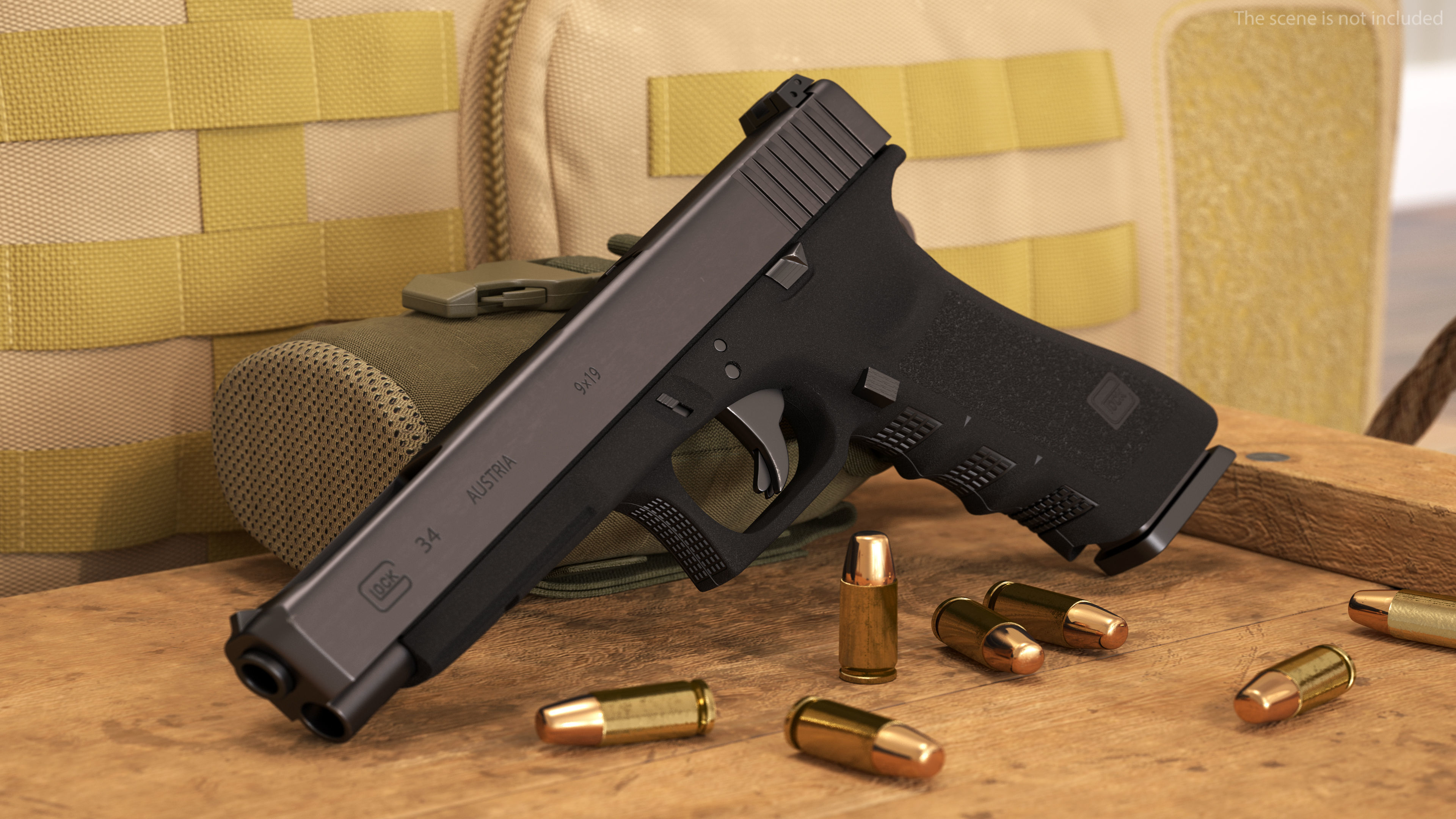 Glock G34 Gen 3 3D model_2
