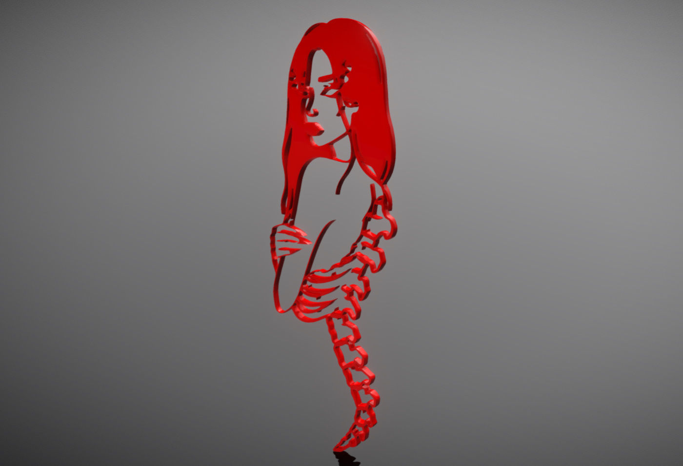 SEXY STENCIL 3D print model_2