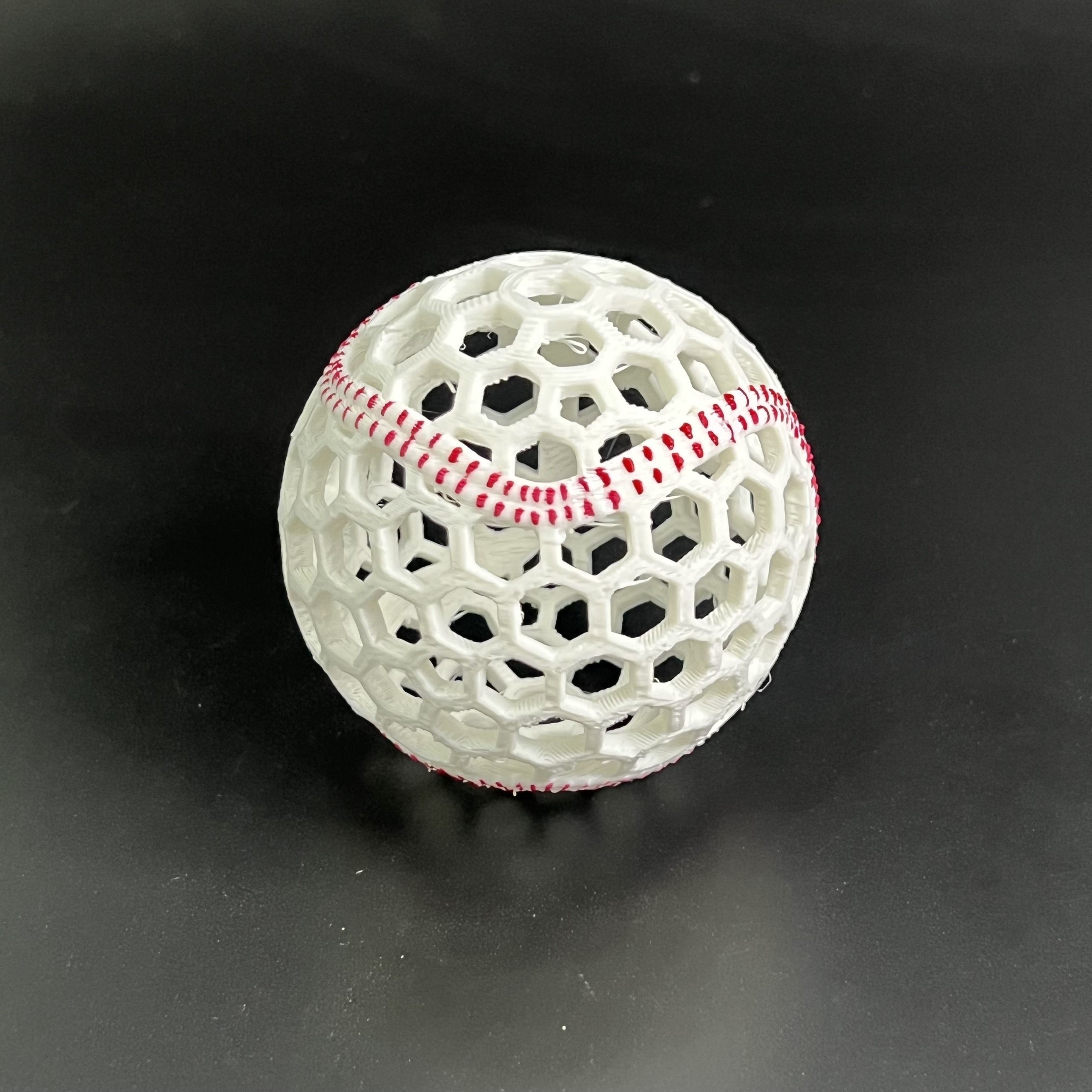 AIRLESS BASE BALL - STL - 3MF MULTICOLOR 3D print model_3