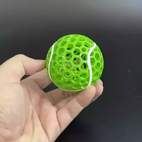 AIRLESS TENNIS BALL - STL - 3MF MULTICOLOR 3D print model AIRLESS TENNIS BALL - STL - 3MF MULTICOLOR 3D print model
