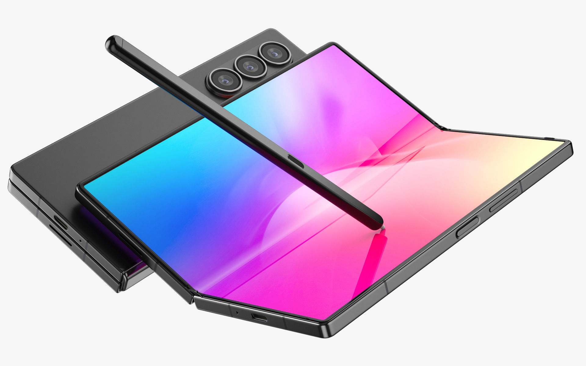 Samsung Galaxy Z Fold 6 v1 3D model_8