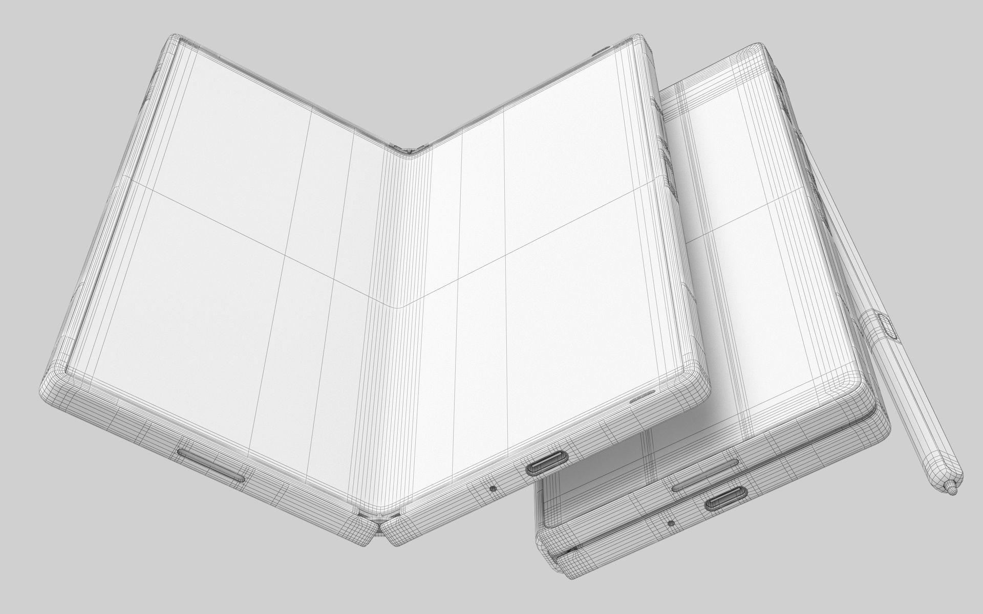 Samsung Galaxy Z Fold 6 v1 3D model_14