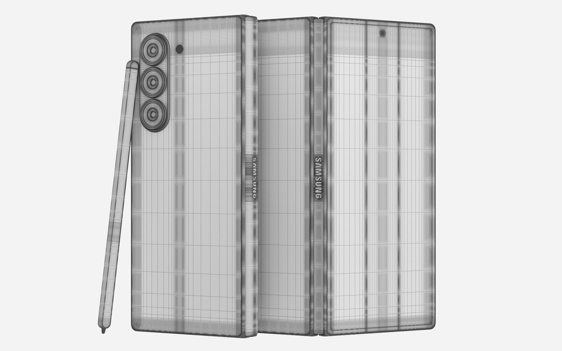 Samsung Galaxy Z Fold 6 v1 3D model_13