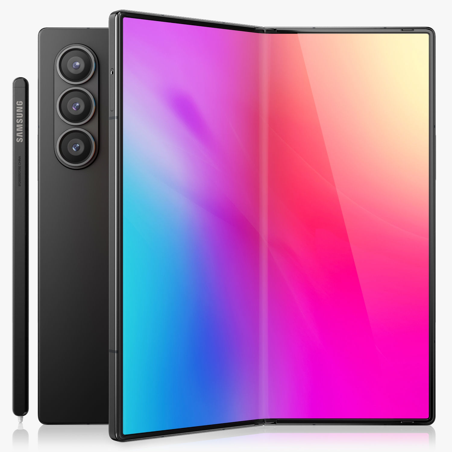 Samsung Galaxy Z Fold 6 v1 3D model_1