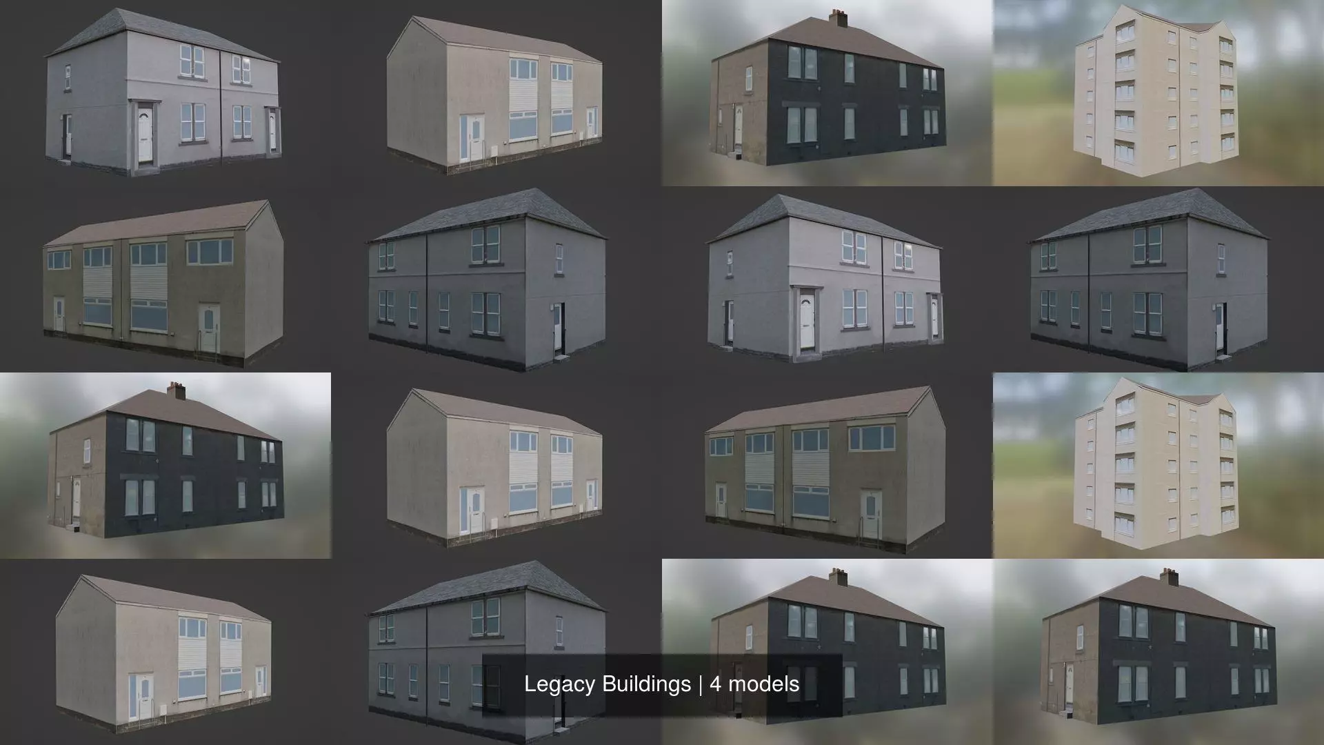 Legacy Buildings 3D Model Collection_0