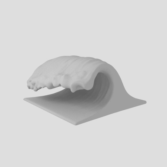ocean wave V2 3D print model_5