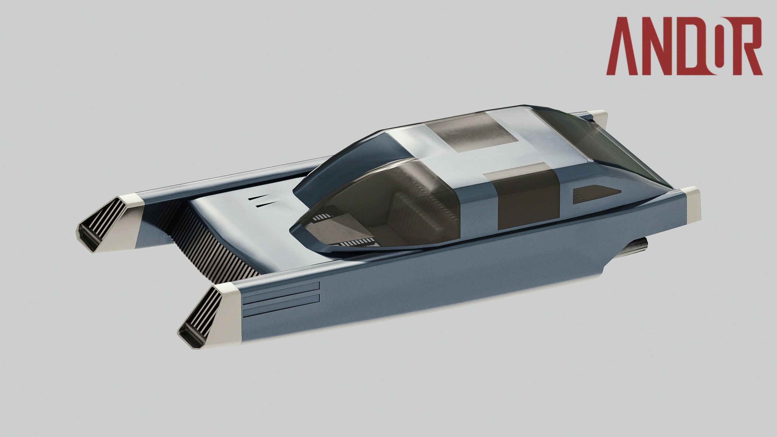 3D model Mon Mothma Coruscant Speeder - Star Wars Andor VR / AR / low ...