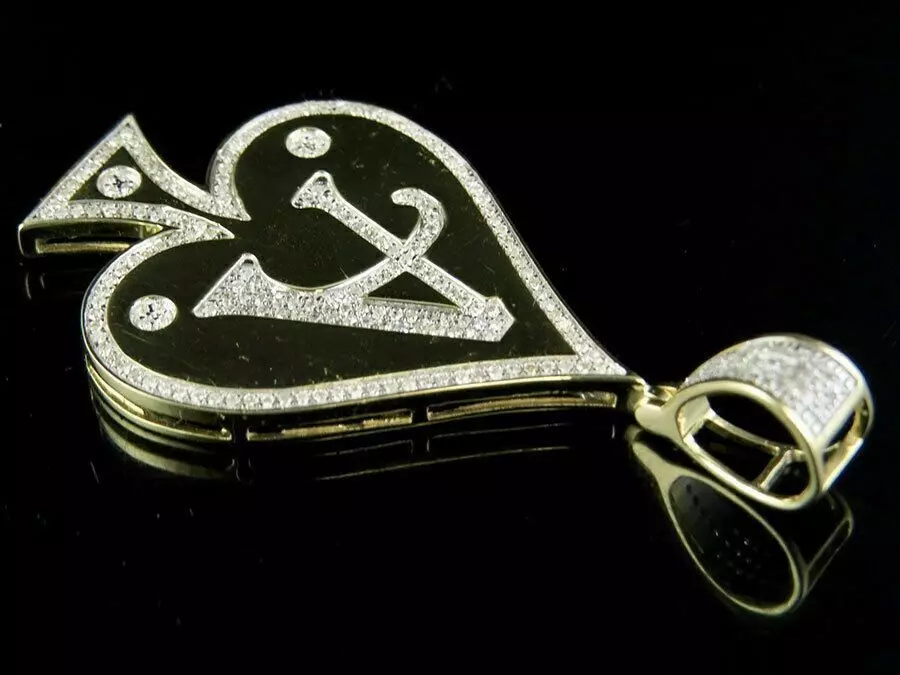 playing card poker joker pendant 3D model 3D print model_0