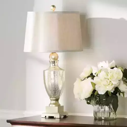 Tipper Mercury Glass Table Lamp