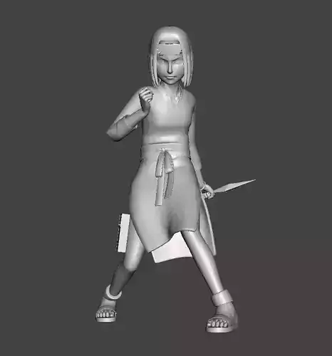 Rin Nohara 3D Model 3D print model