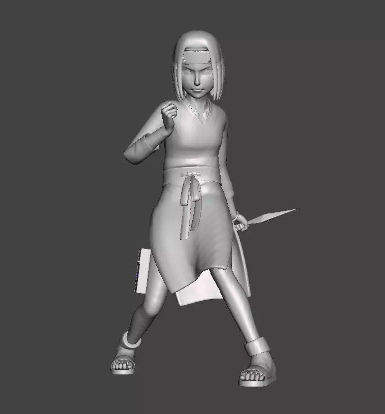 Rin Nohara 3D Model 3D print model