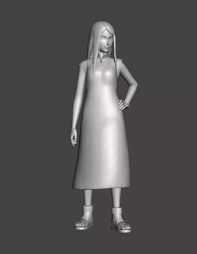 Kushina Uzumaki 3D Model 3D print model_0