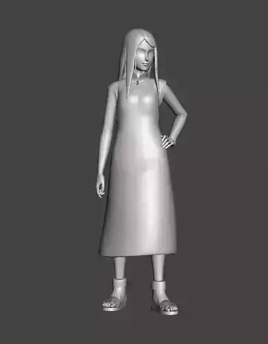 Kushina Uzumaki 3D Model