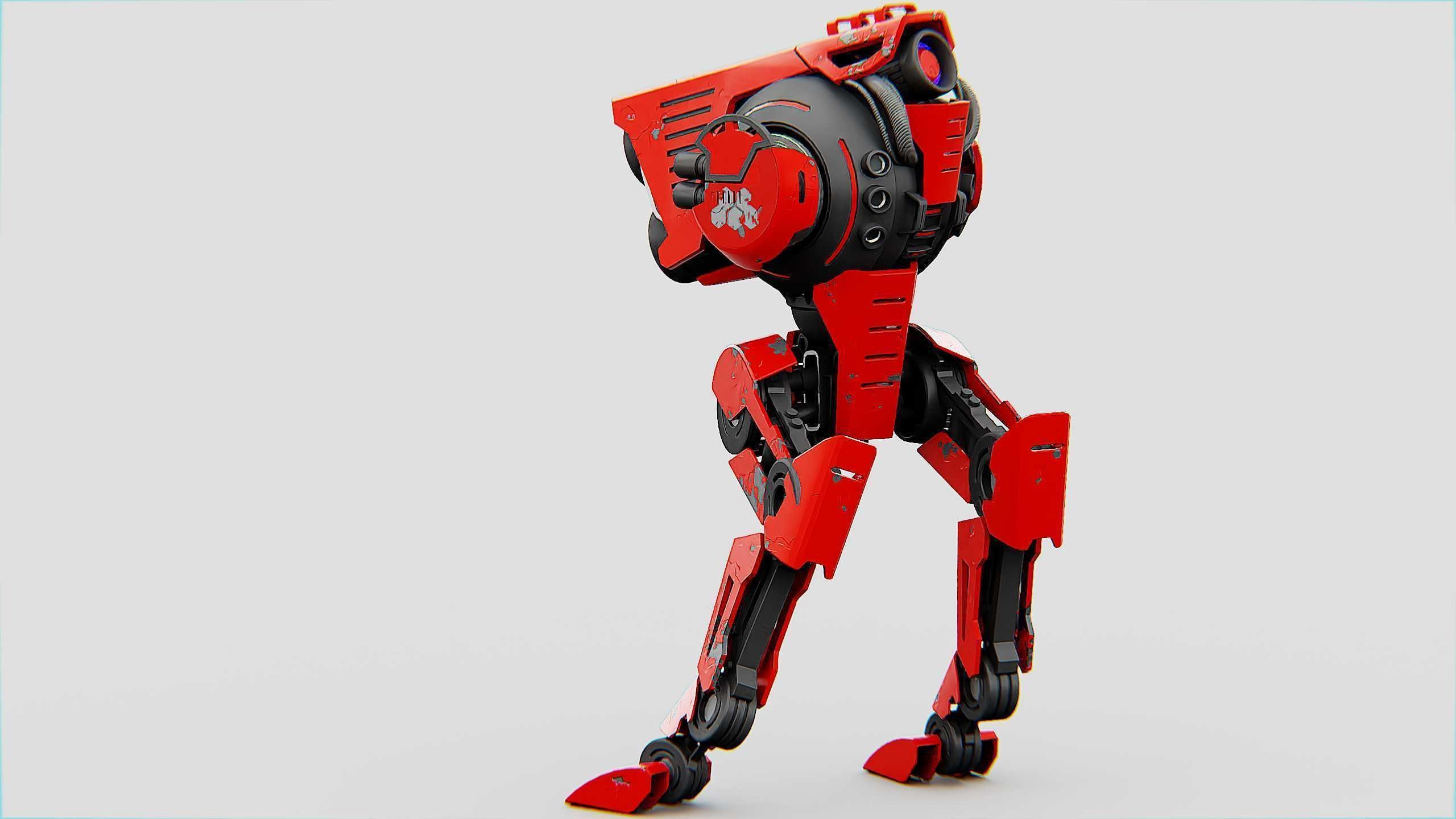 RAPTOR WALKER-300  Rigged for Unreal Engine - Unity - MIXAMO 3D model_15