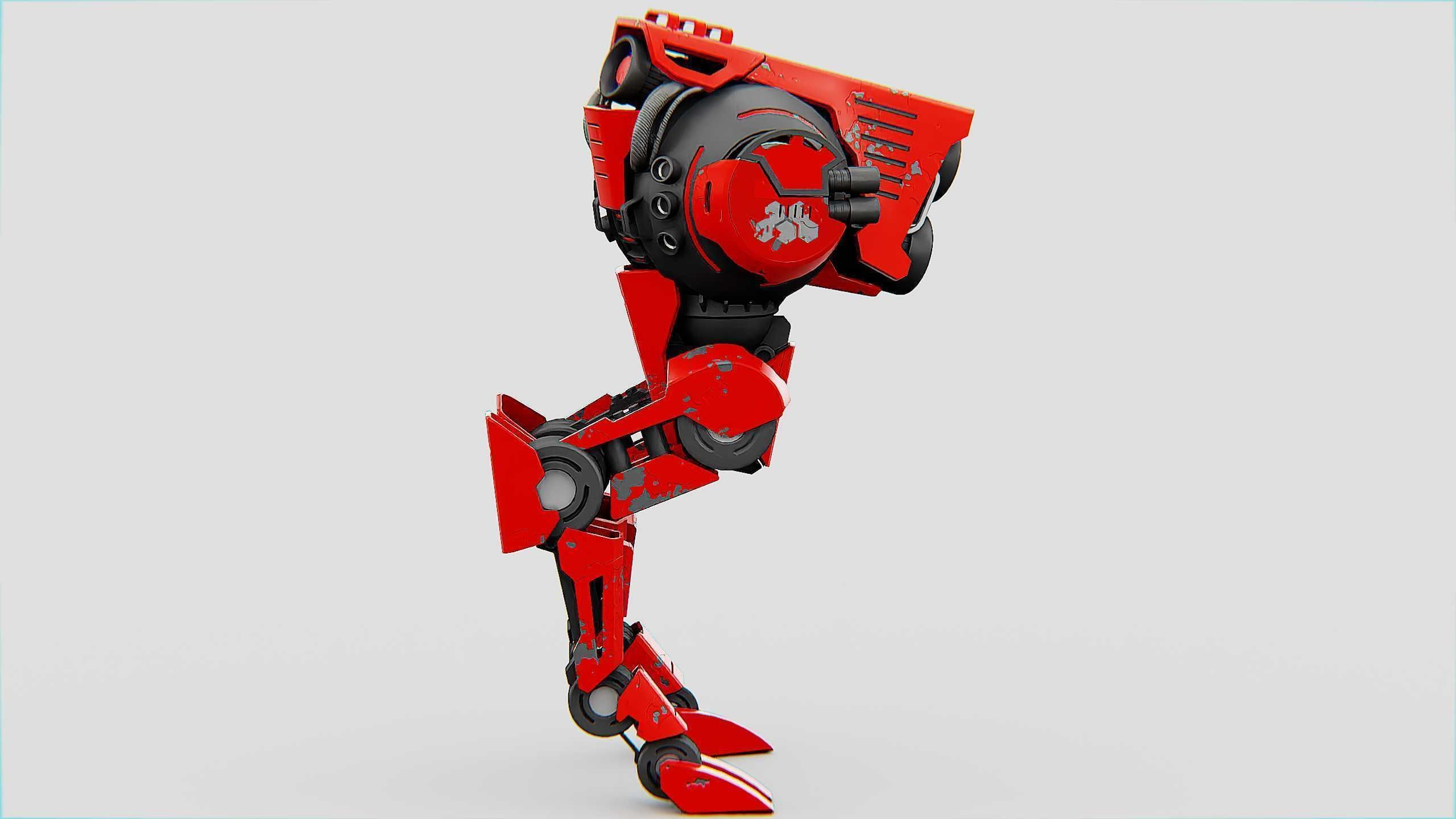 RAPTOR WALKER-300  Rigged for Unreal Engine - Unity - MIXAMO 3D model_7