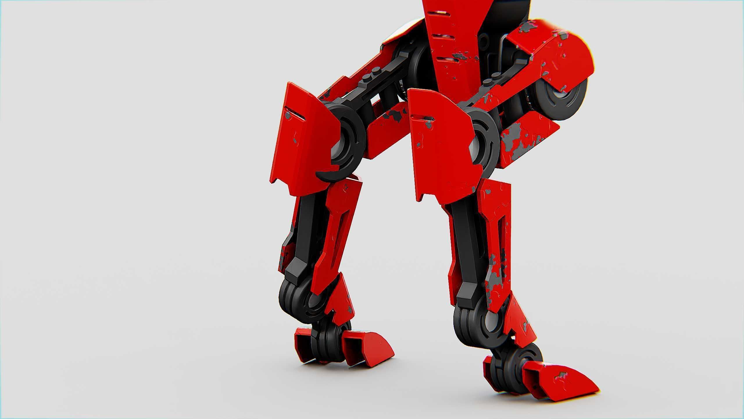 RAPTOR WALKER-300  Rigged for Unreal Engine - Unity - MIXAMO 3D model_29