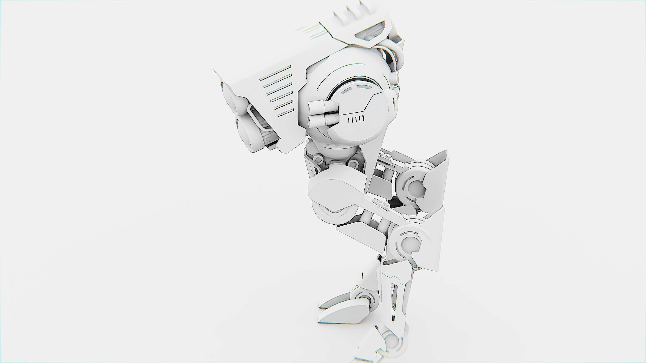 RAPTOR WALKER-300  Rigged for Unreal Engine - Unity - MIXAMO 3D model_36