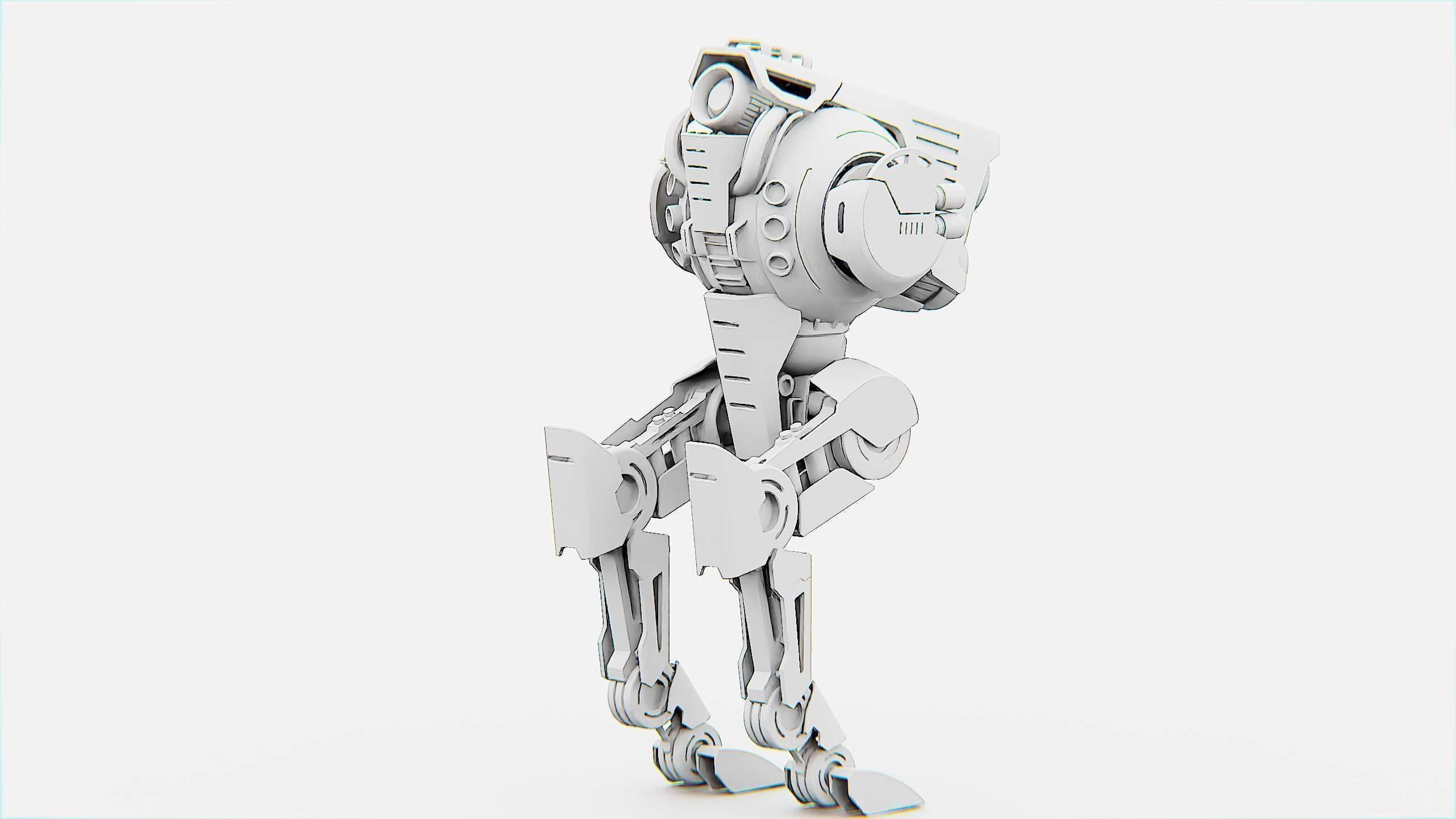 RAPTOR WALKER-300  Rigged for Unreal Engine - Unity - MIXAMO 3D model_33