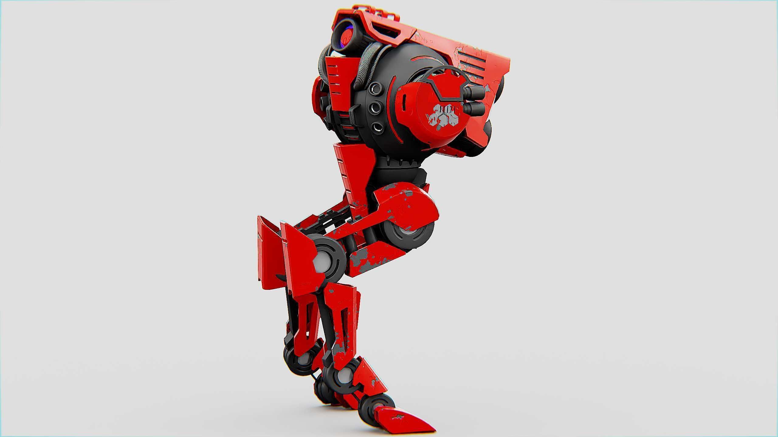 RAPTOR WALKER-300  Rigged for Unreal Engine - Unity - MIXAMO 3D model_8
