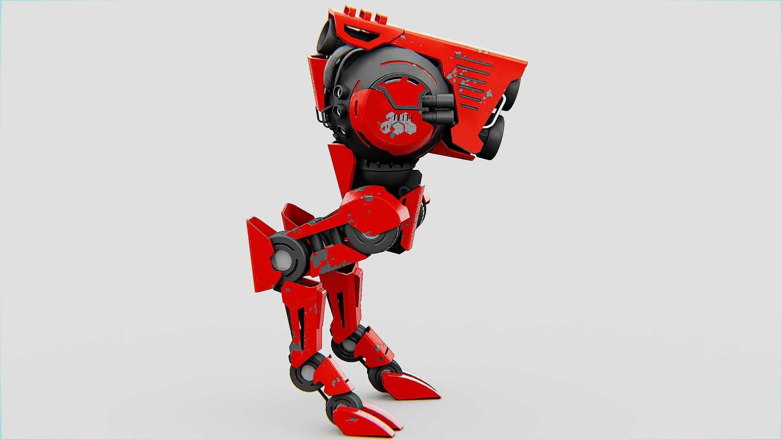 RAPTOR WALKER-300  Rigged for Unreal Engine - Unity - MIXAMO 3D model_6