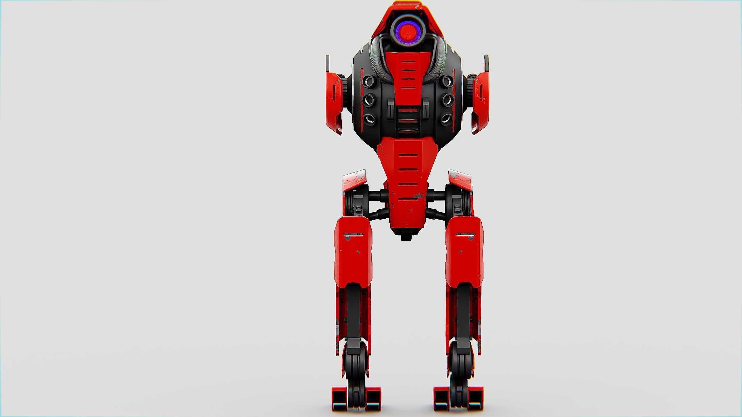 RAPTOR WALKER-300  Rigged for Unreal Engine - Unity - MIXAMO 3D model_31