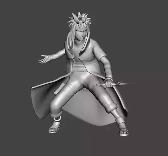 Minato Namikaze 3D Model 3D print model