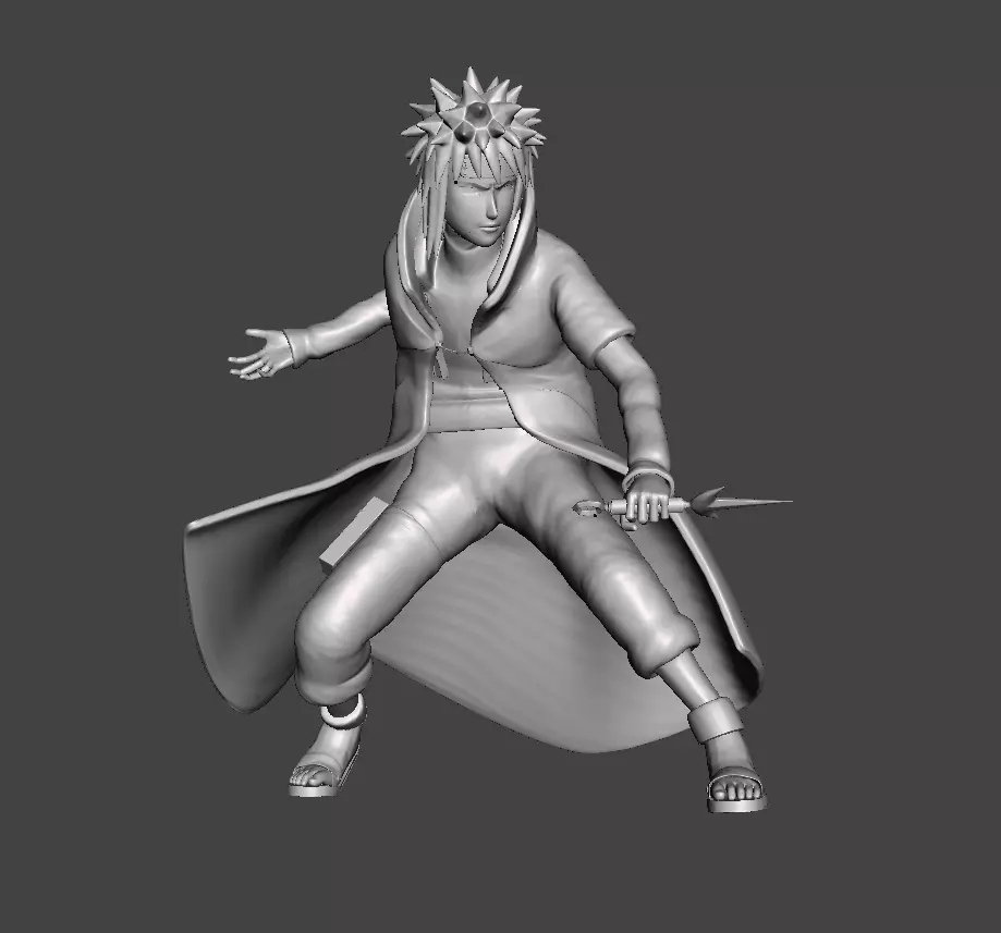 Minato Namikaze 3D Model 3D print model_0