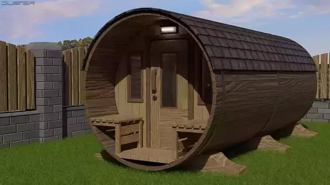 Garden Barrel Sauna