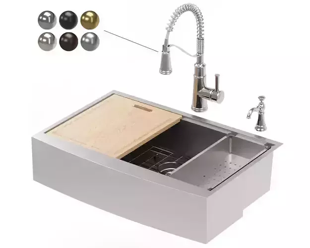 MOEN kitchen sink GS181050BUX 3D model