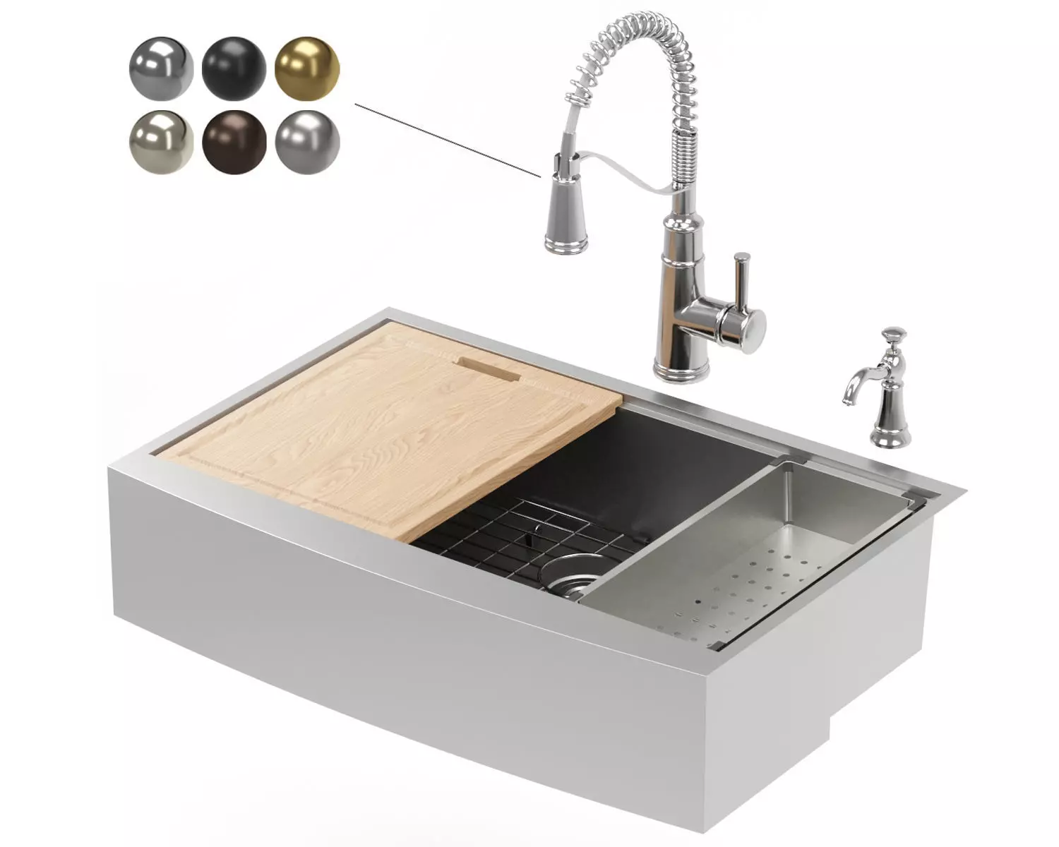 MOEN kitchen sink GS181050BUX 3D model_0