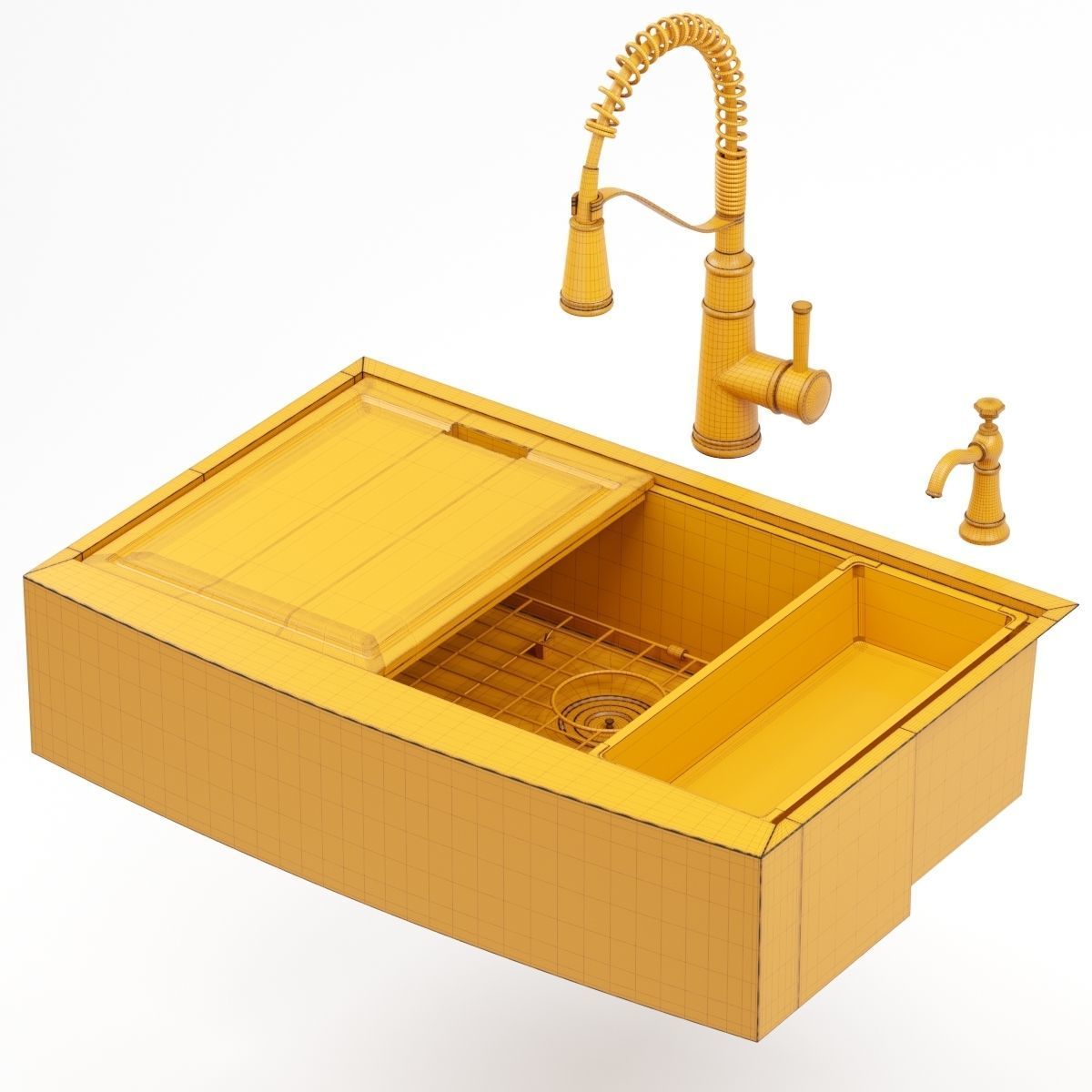 MOEN kitchen sink GS181050BUX 3D model_6