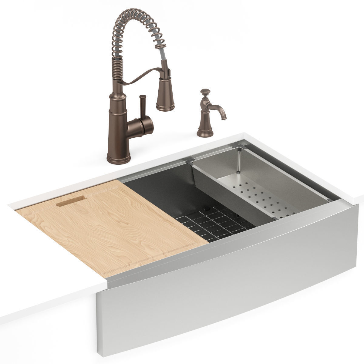 MOEN kitchen sink GS181050BUX 3D model_4
