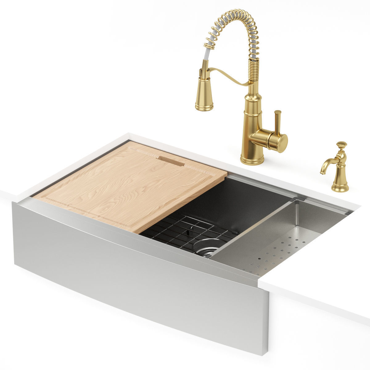 MOEN kitchen sink GS181050BUX 3D model_1