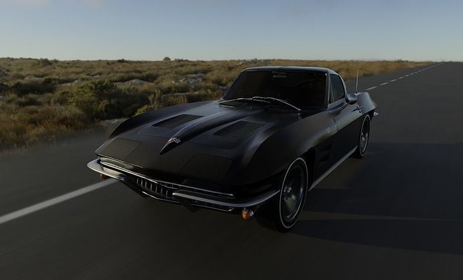 Corvette C2 63 3D model