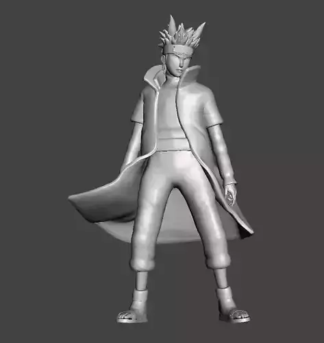 Minato Nine Tails Charka Mode 3D Model