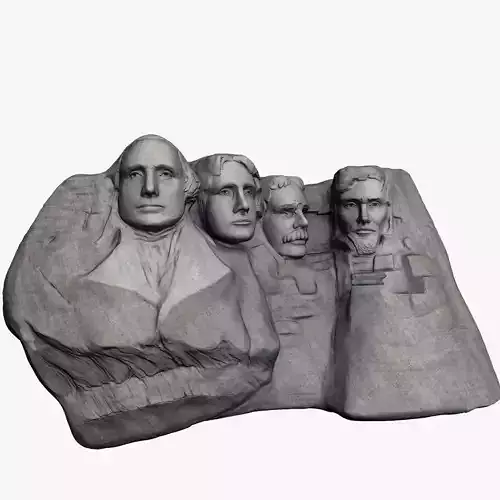 Mount Rushmore 3D model