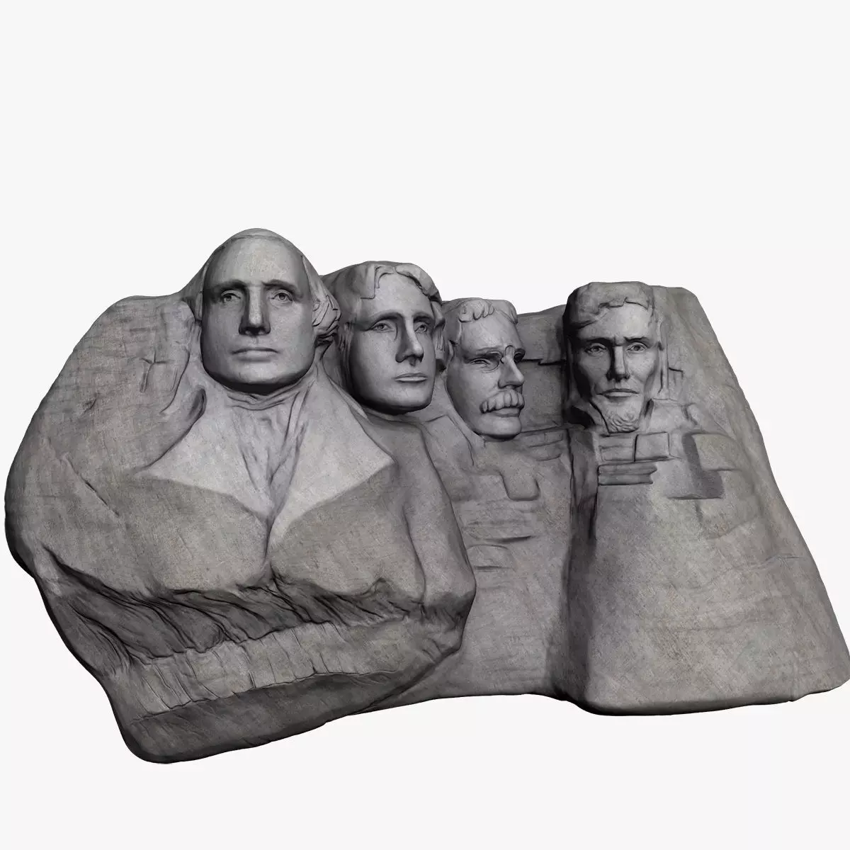 Mount Rushmore 3D model_0